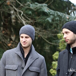 Men's Crochet Hat Pattern: Slouchy Beanie, Men's Fashion, Etsy Dudes, 'Matt's Cap', image 3