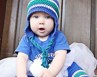 Baby Crochet Hat Pattern, Crochet Toque Pattern, Easy Crochet Beanie, Crochet Leg Warmers, Crochet Hockey Socks, Canucks Crochet Pattern