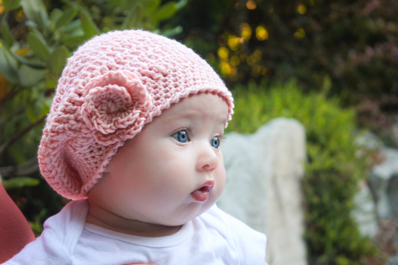 Beret CROCHET HAT PATTERN 'Jayda Rose Beret' Crochet Etsy