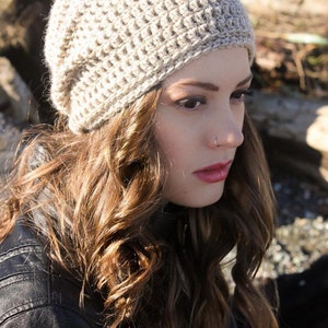 Men's Crochet Hat Pattern: Slouchy Beanie, Men's Fashion, Etsy Dudes, 'Matt's Cap', image 5