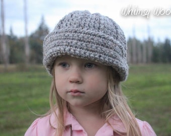 Crochet Hat Pattern: 'Keenan Cap' for girls too! Crochet Kids