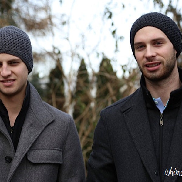 Modèle de chapeau au crochet pour hommes : bonnet souple, mode masculine, Etsy Dudes, « Matt's Cap »,