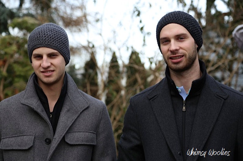 Men's Crochet Hat Pattern: Slouchy Beanie, Men's Fashion, Etsy Dudes, 'Matt's Cap', image 1