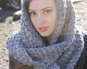 Crochet Scarf Pattern: Winter's Dream Infinity Scarf & Boot Cuffs