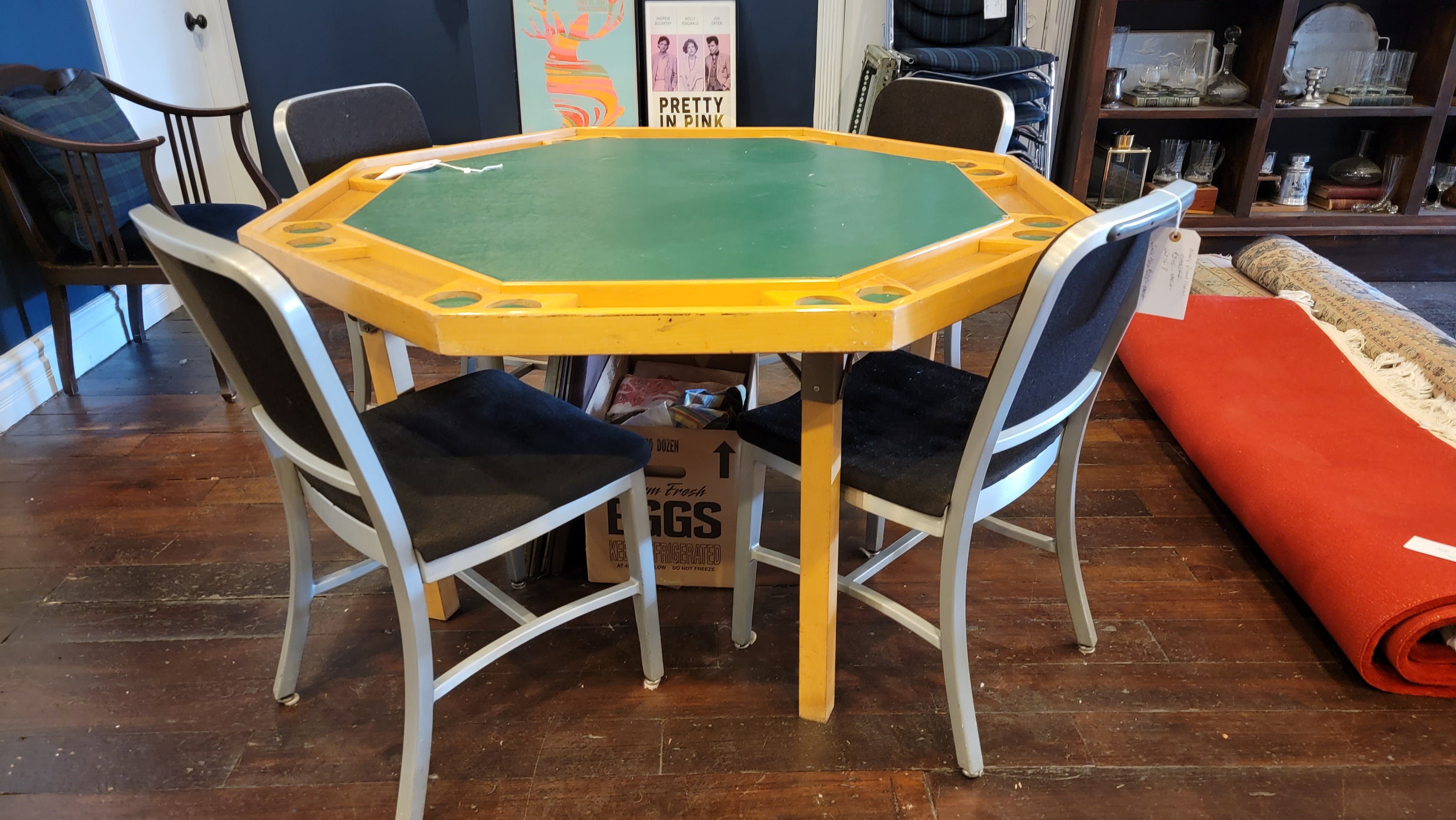 1960's poker table Etsy