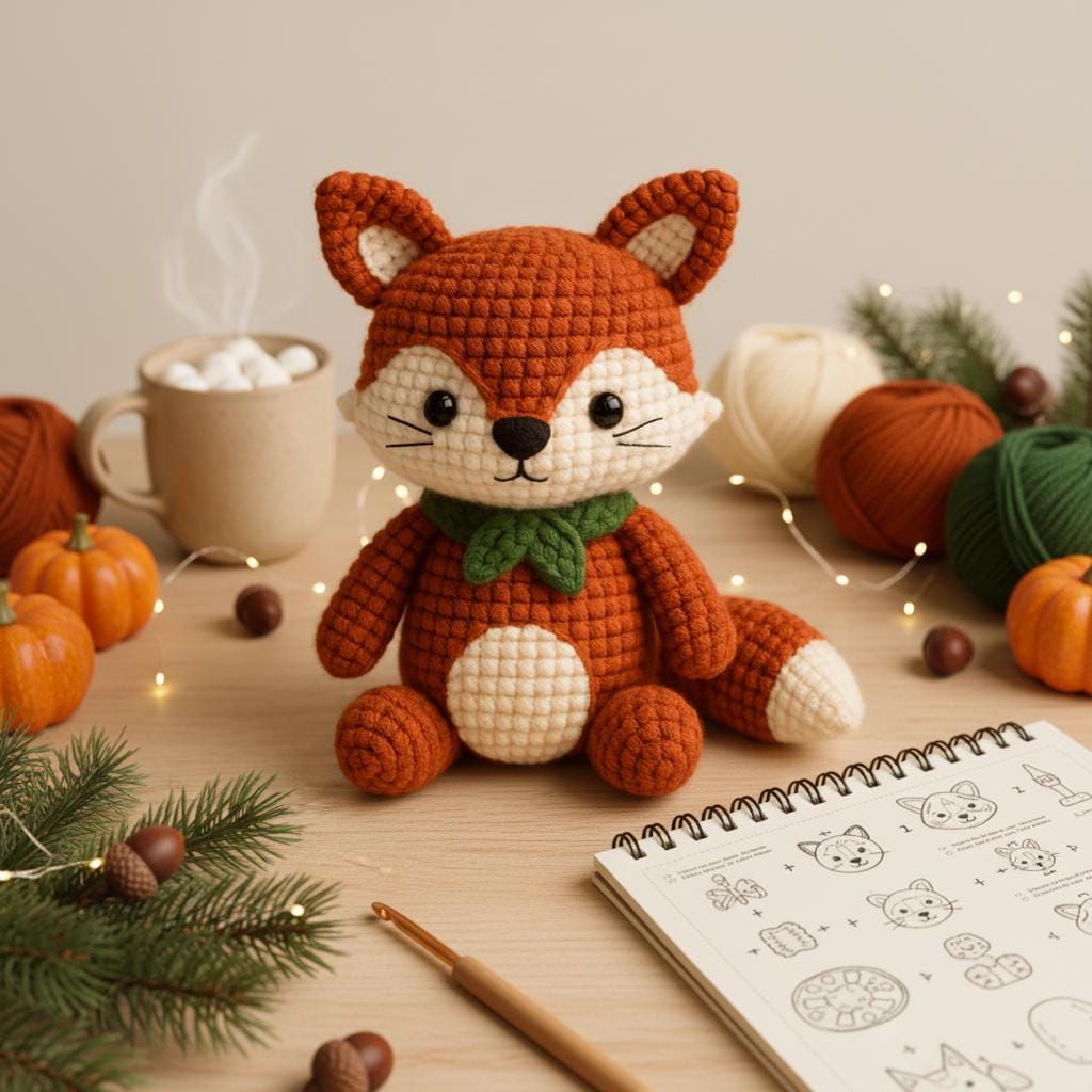 40 Fox Crochet Patterns: Fun & Easy Projects for Crafty Individuals 17 Crochet Fox Amigurumi