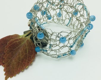 Bracelet Crocheted Wire