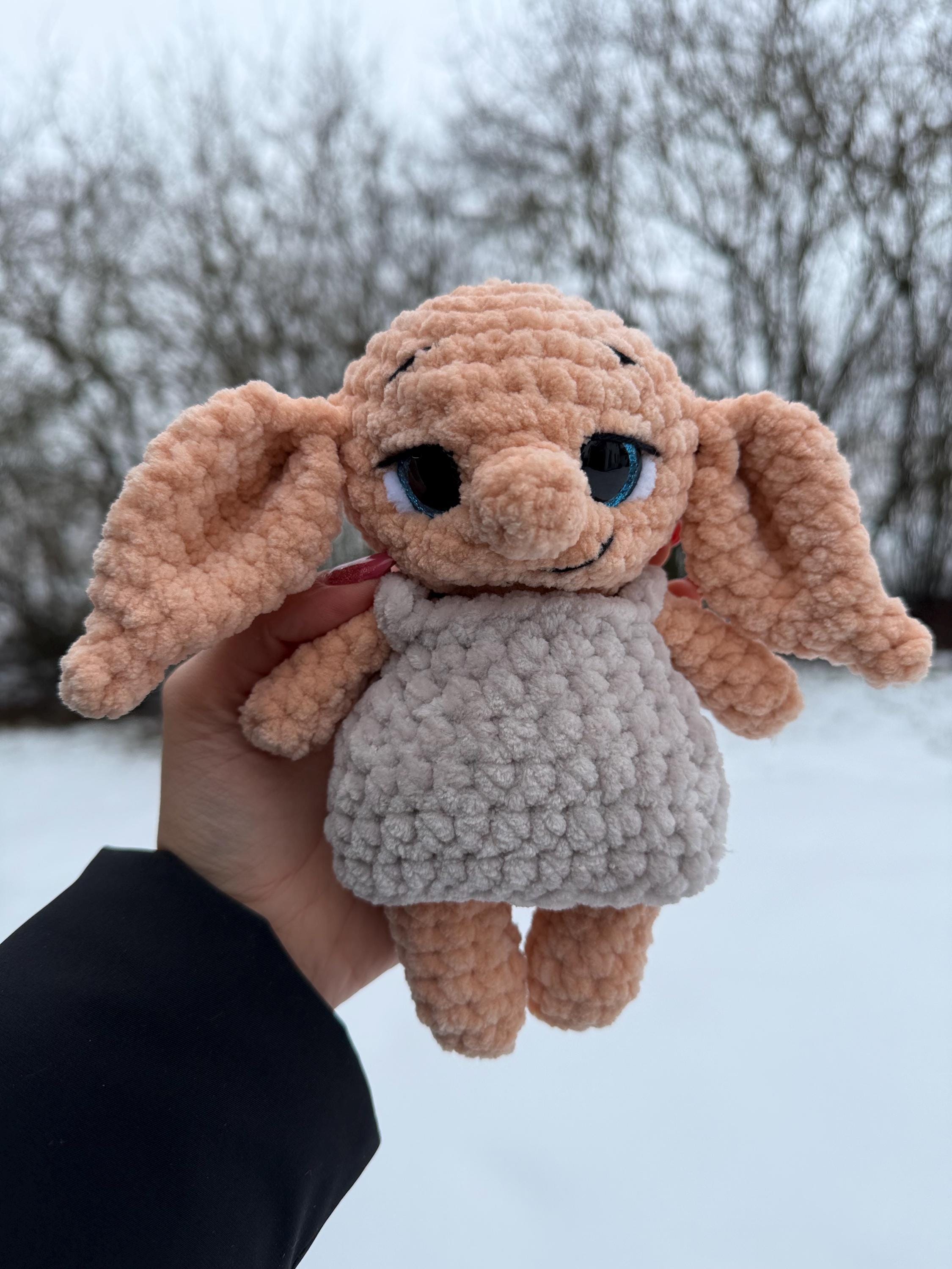 30 Dobby Crochet Patterns for Harry Potter Fans 32 English Elf Amigurumi Pattern with Girl Mod