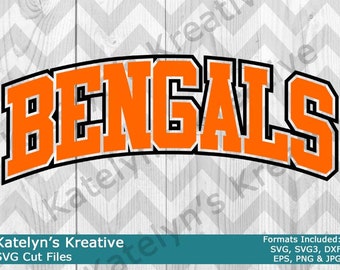 Bengals Arched SVG Files
