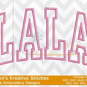 LaLa Arched Embroidery