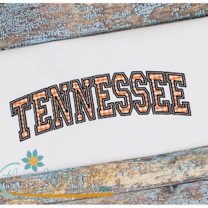 Tennessee Arched Embroidery