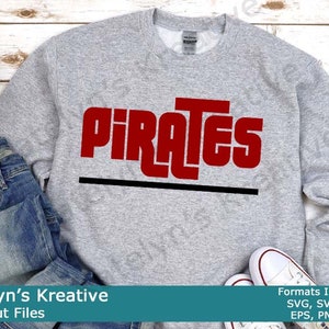 Pirates Team Mascots - SVG, SVG3, PNG, JPG, Sublimation