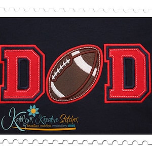 DAD Applique with Football