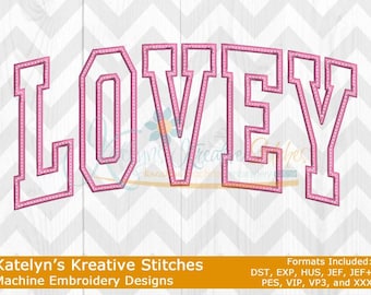 Lovey Arched Embroidery