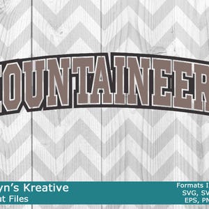 Mountaineers Arched SVG Files
