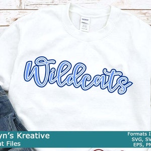 Wildcats Script SVG Files (2022 Series)