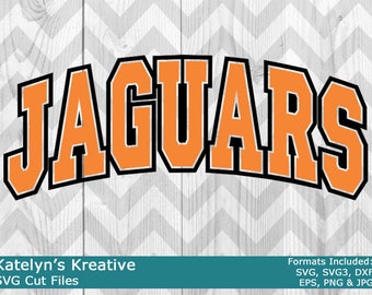 Jaguars Arched SVG Files