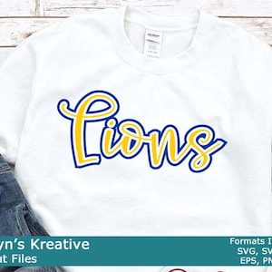 Lions Script SVG-Dateien (2022 Series)