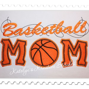 Basketball Mom Applique with a Twist