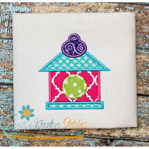 Bird House Applique