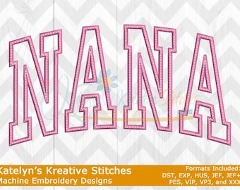 Nana Arched Embroidery