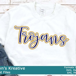 Trojans Script SVG Files (2022 Series)