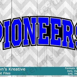 Pioneers Arched SVG Files