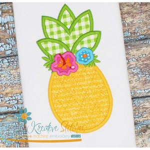Pineapple Applique Embroidery