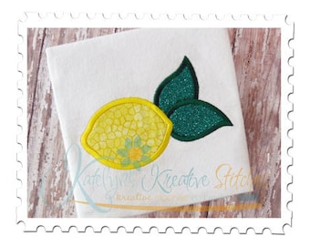 Single Lemon Applique