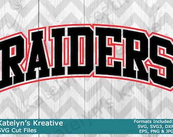 Raiders Arched SVG Files