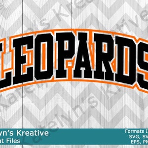 Leopards Arched SVG Files