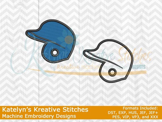 baseball helmet icon Baseball Helmet Icon Embroidery