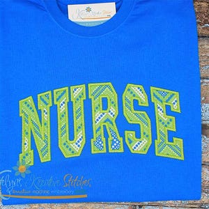 Nurse Arched Embroidery - Rev. 07/22/2024