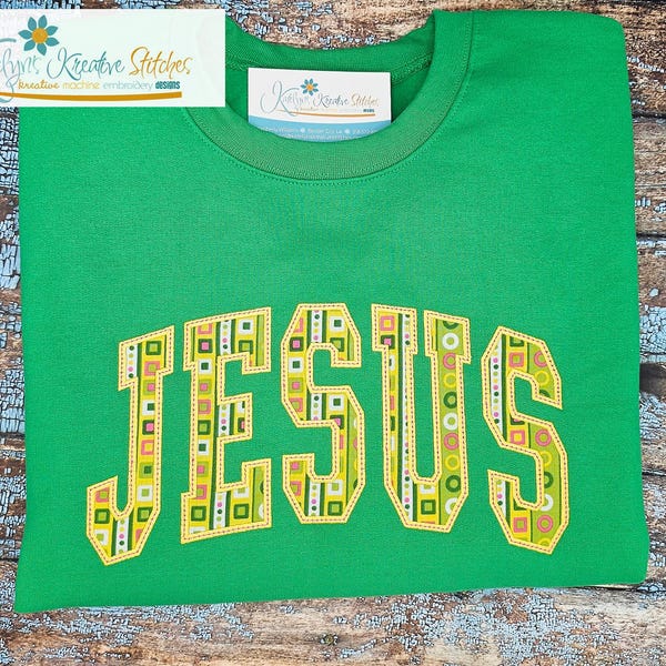 Jesus Arched Embroidery, Jesus Applique Embroidery, Embroidery Designs, Christian Embroidery Designs, Instant Download,