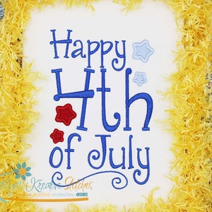 Happy 4th of July Text