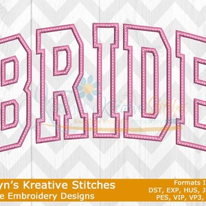 Bride Arched Embroidery