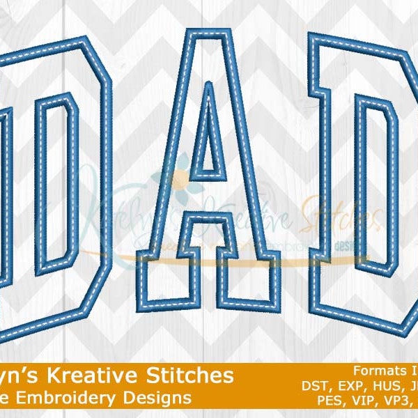 Dad Arched Embroidery