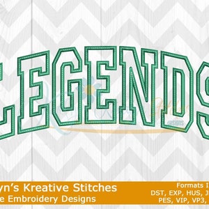 Legends Arched Embroidery