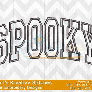Spooky Arched Embroidery