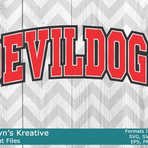 Teufelshunde gewölbte SVG-Dateien