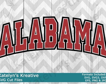 Alabama Arched SVG Files