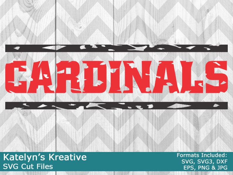 Cardinals Distressed SVG Files