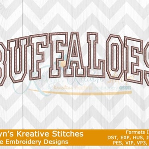 Buffalo Bills Embroidery Design  Buffalo Bill Logo Embroidery Pattern