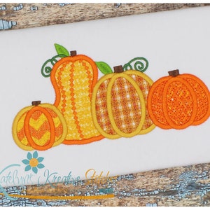 Pumpkin Patch Applique