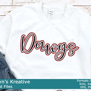 File SVG di Dawgs Script (serie 2022)