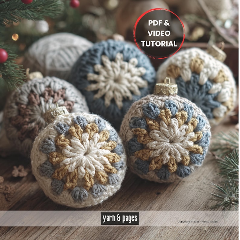 crochet ornament patterns | crochet pattern tree ornament | | handmadecrochet | easy diycrochet | christmas tree ornaments pattern image 1