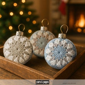 crochet ornament patterns | crochet pattern tree ornament | | handmadecrochet | easy diycrochet | christmas tree ornaments pattern image 9