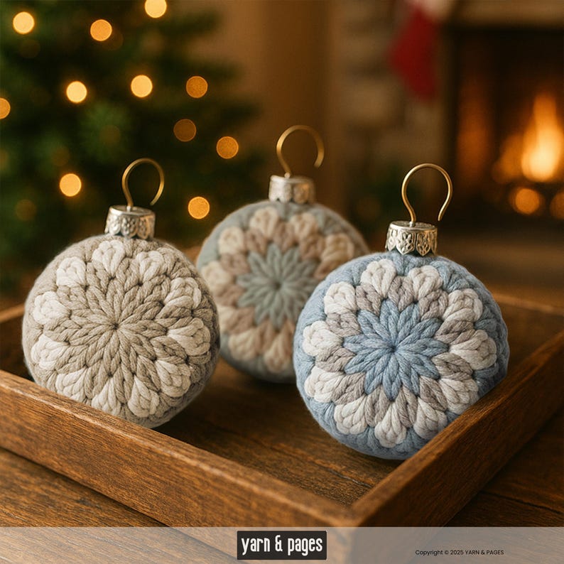 crochet ornament patterns | crochet pattern tree ornament | | handmadecrochet | easy diycrochet | christmas tree ornaments pattern image 9