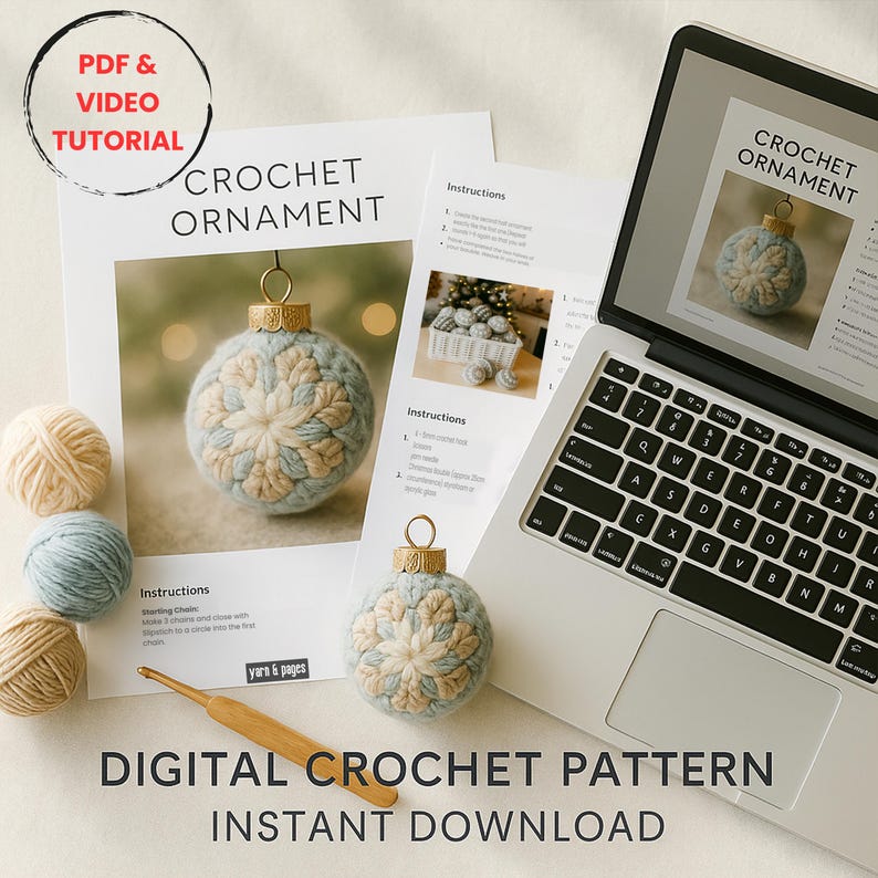 crochet ornament patterns | crochet pattern tree ornament | | handmadecrochet | easy diycrochet | christmas tree ornaments pattern image 4