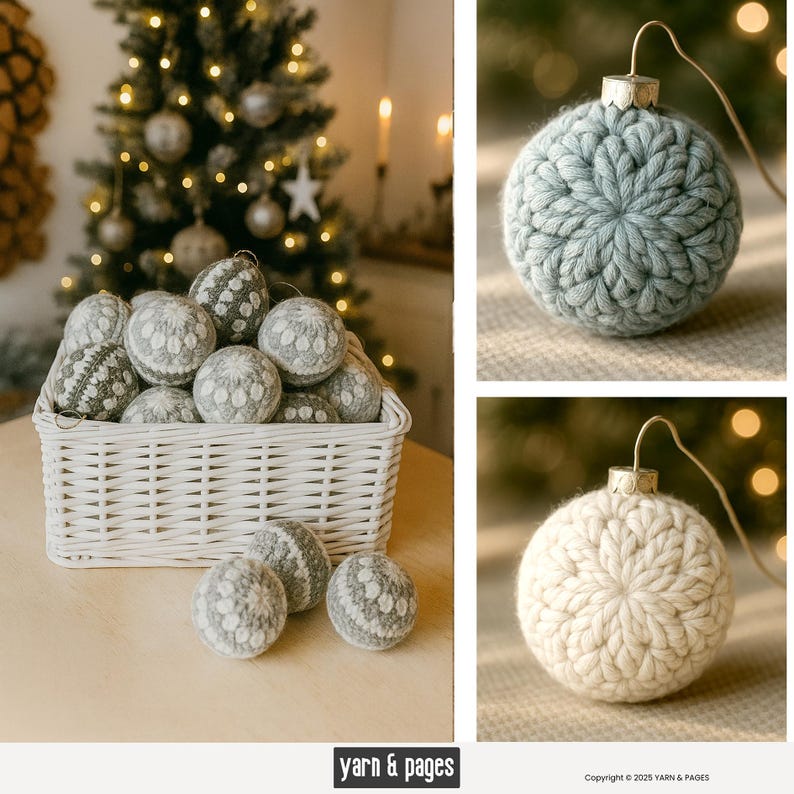 crochet ornament patterns | crochet pattern tree ornament | | handmadecrochet | easy diycrochet | christmas tree ornaments pattern image 10